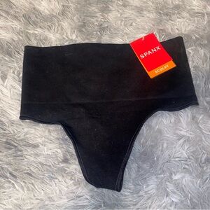Spanx Women's Black Sculpt Thong Underwear NWT